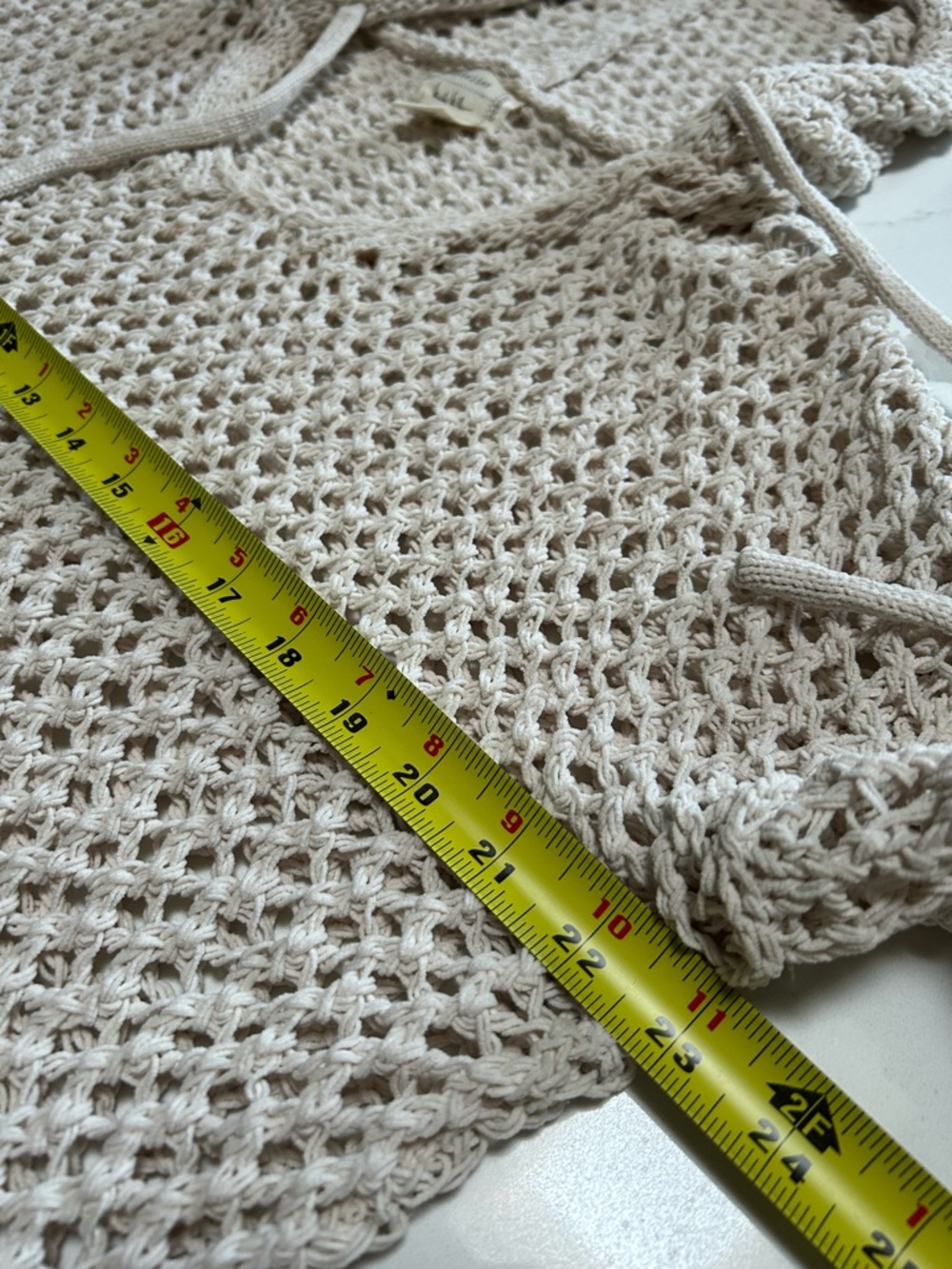 Nicole Miller Woven Hooded Beach Sweater - Picture 9 of 9